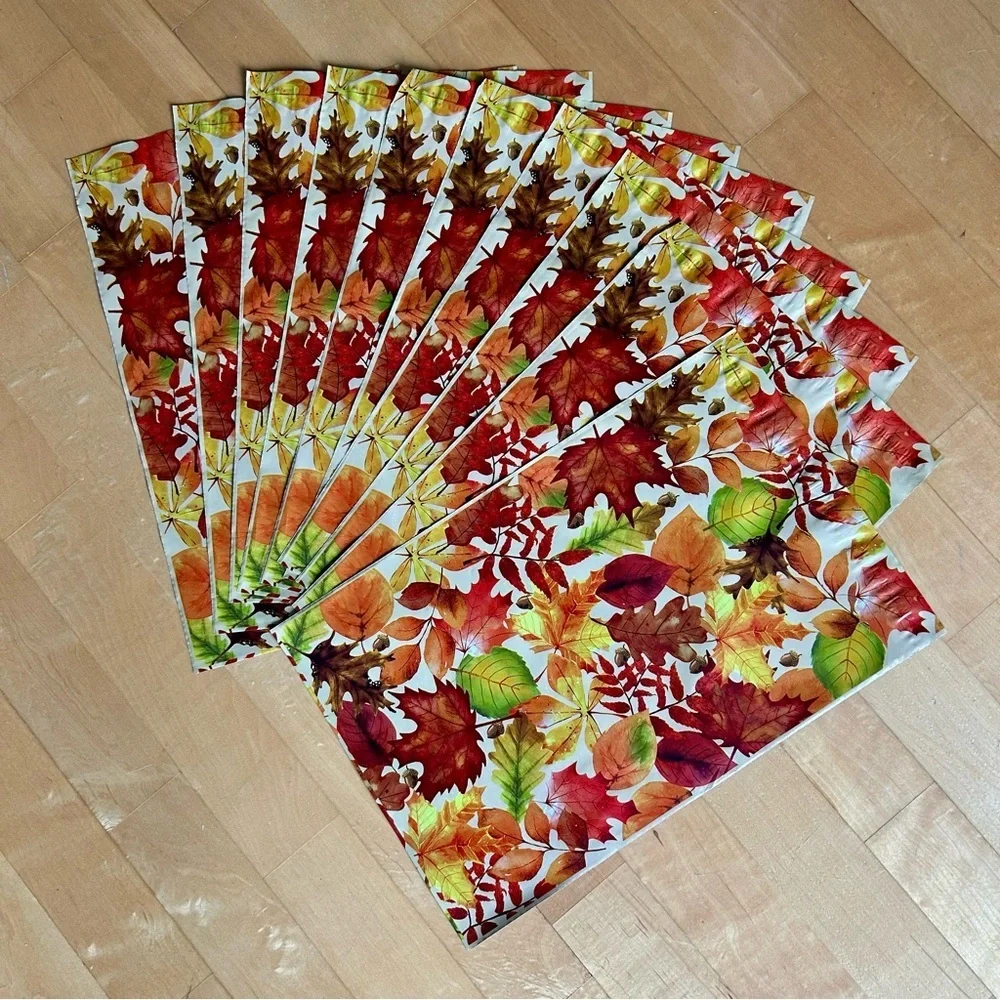 10 Count - 10x13 Polymailers (COLORFUL FALL LEAVES)